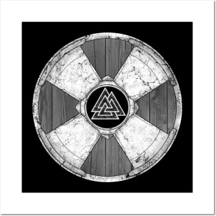 Valknut Viking Shield Posters and Art